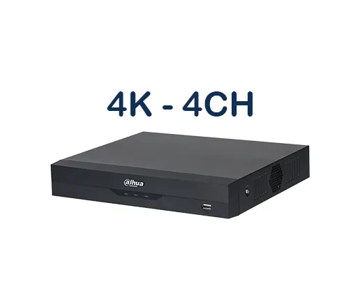 جهاز تسجيل كاميرات انلوك داهوا 4k - 4ch